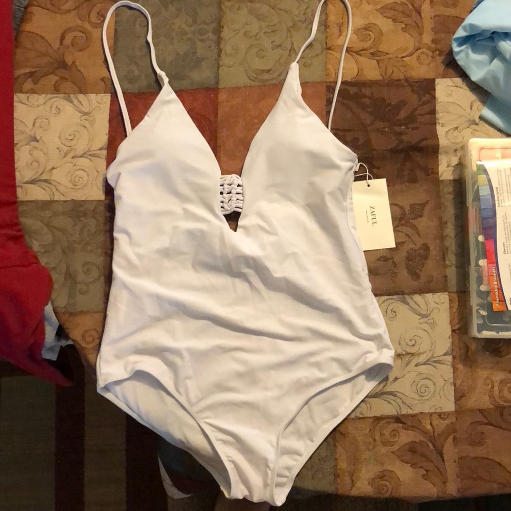 One piece bathing suit